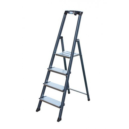 Krause Állólétra 5 lépcsőfokos eloxált Monto Securo 126436