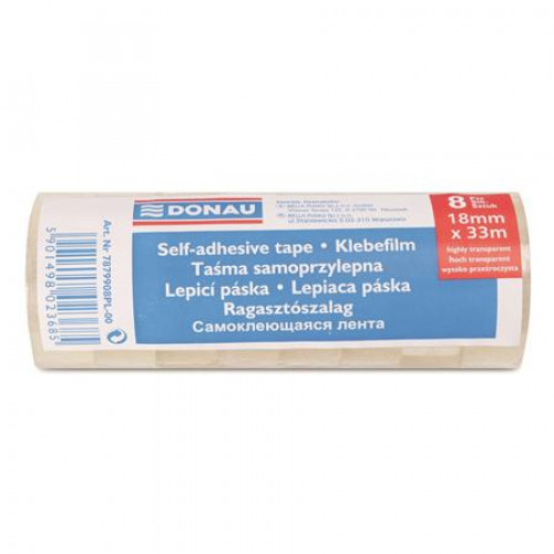 Donau Ragasztószalag 18mmx33m átlátszó