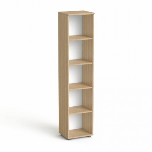 Mayah Szekrény 5 rendező magas nyitott polcos keskeny Freedom SV-03 kőris