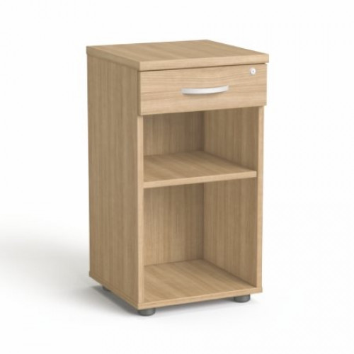 Mayah Szekrény asztalmagas fiókos nyitott polcos Freedom SV-14 kőris
