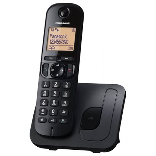 Panasonic Telefon vezeték nélküli KX-TGC210PDB DECT fekete
