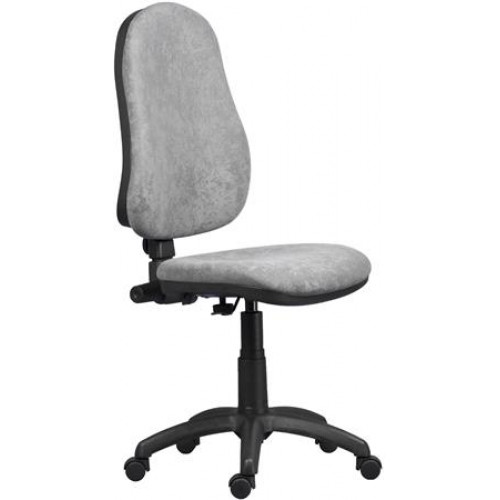 Irodai forgószék szövetborítás fekete lábkereszt, Xenia Asyn BA600 világosszürke