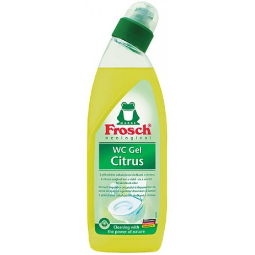 Frosch WC tisztítógél 750ml citrus