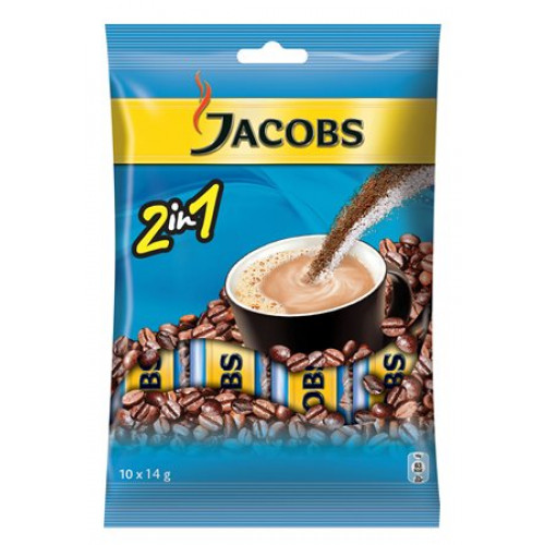 Jacobs Instant kávé stick 10x14g 2in1