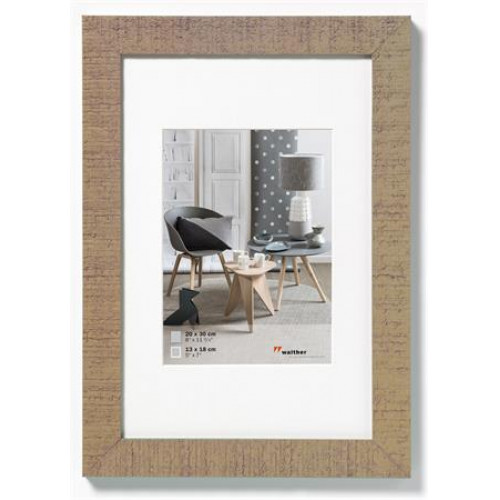 Képkeret fa 10x15cm Home barna