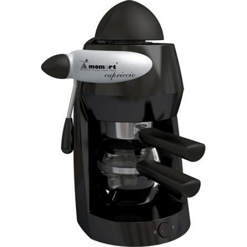 Momert Presszókávéfőző 1160 Capriccio fekete-ezüst