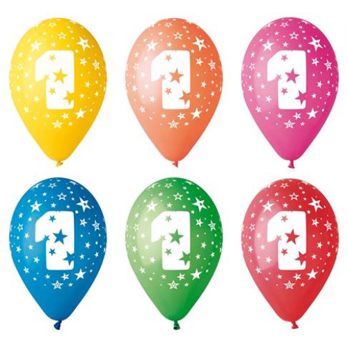 Léggömb 26cm számos 1