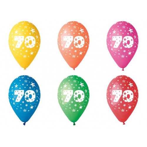 Léggömb 26cm számos 70