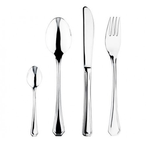 Oktagonal Evőeszköz szett rozsdamentes acél 24db