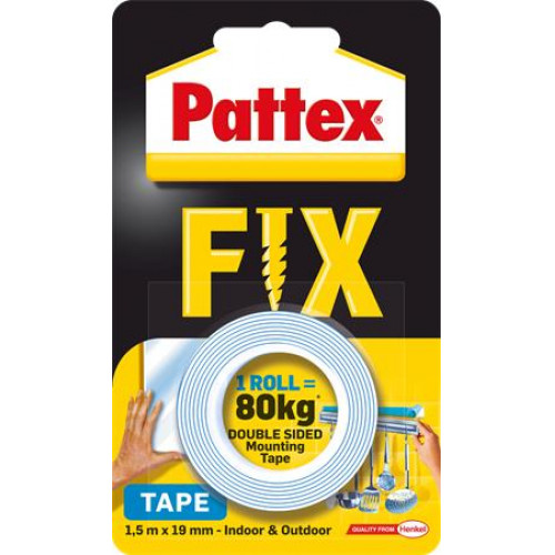 Henkel Ragasztószalag kétoldalas 19mmx1,5m Pattex Fix 80kg kék