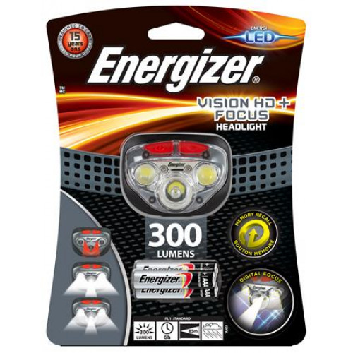 Energizer Fejlámpa 3 LED 3xAAA Headlight Vision HD Focus