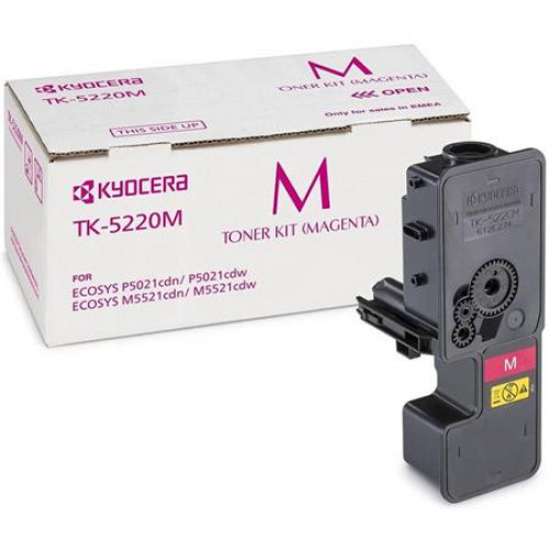 Kyocera TK5220M Lézertoner P5021cdn P5021cdw M5521cdn M5521cdw vörös 1,2k