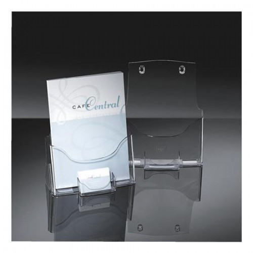 Sigel Prospektustartó asztali A4 névjegytartóval 1 rekeszes