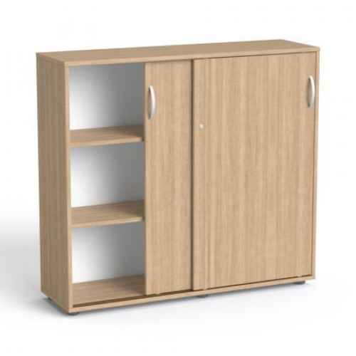 Mayah Szekrény 3 rendező magas tolóajtós polcos Freedom SV-13 kőris