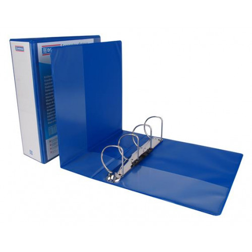 Donau Gyűrűs könyv panorámás 4 gyűrű D alakú 65mm A4 PP kék