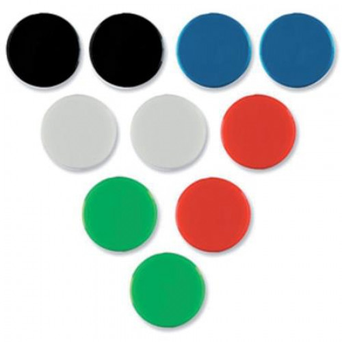 Nobo Mágneskorong 20mm 8db piros