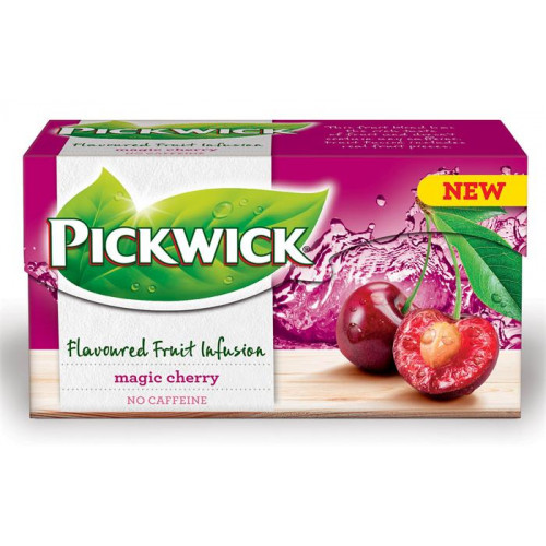 Pickwick Gyümölcstea 20x2g Fruit Fusion mágikus meggy