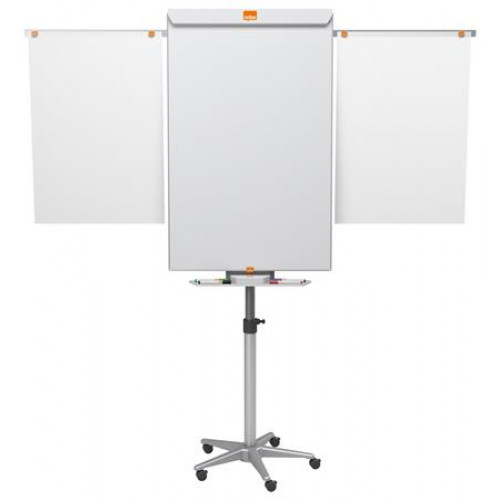 Nobo Flipchart tábla mobil NanoClean felületű mágneses felület 2 db segédkarral