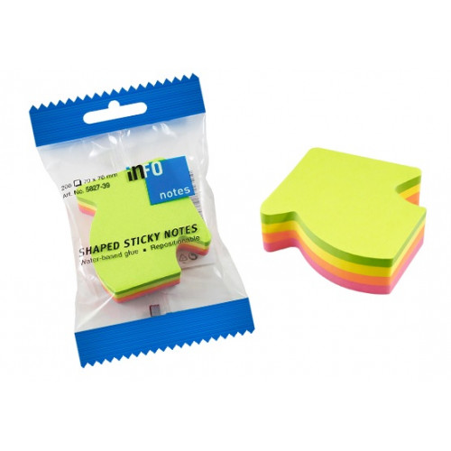 Gln Öntapadó jegyzettömb nyíl 200lap