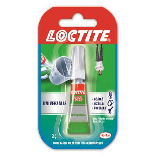 Henkel Pillanatragasztó 3g Loctite Super Bond Liquid