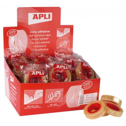 Apli Ragasztószalag 12mmx33m Transparent víztiszta