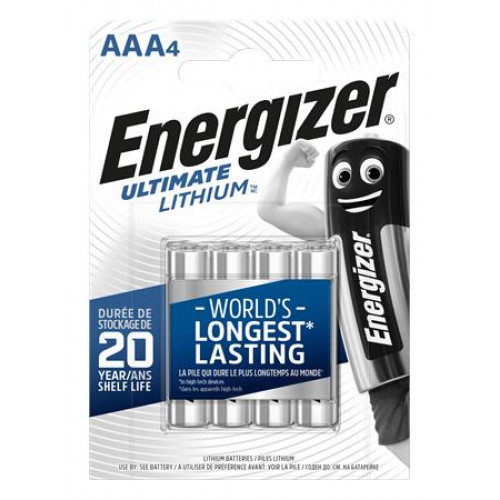 Energizer Elem AAA mikro 4db Lítium Ultimate Lithium