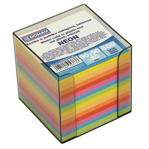 Donau Kockatömb 89x89x85mm adagolóval színes