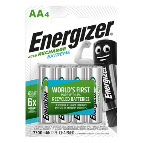 Energizer Tölthető elem AA ceruza 4x2300 mAh előtöltött Extreme