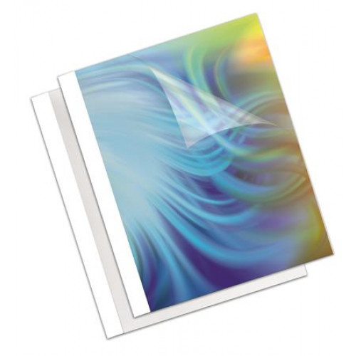 Fellowes Hőkötőborító 3mm 11-32lap 170g matt A4 Coverlight fehér