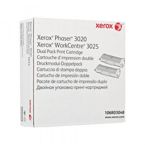 Xerox 106R03048 Lézertoner Phaser 3020NI WC3025NI nyomtatóhoz fekete 3k