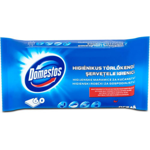 Domestos Nedves törlőkendő 60db óceán higénikus