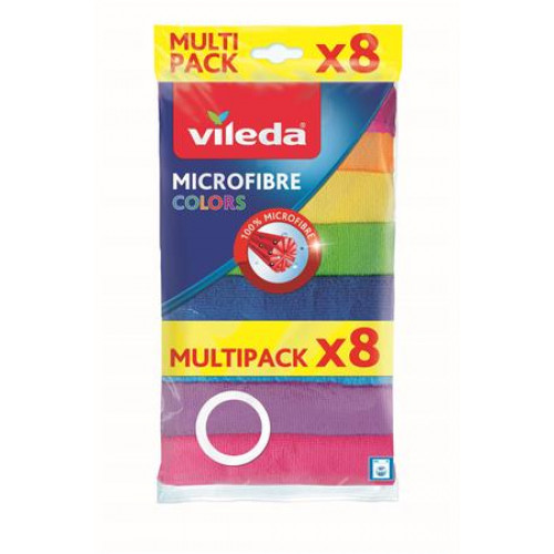 Vileda Törlőkendő mikroszállal Microfibre 8 Colors