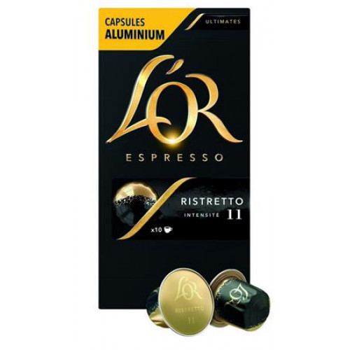 Kávékapszula 10db Nespresso kompatibilis L`OR Ristretto