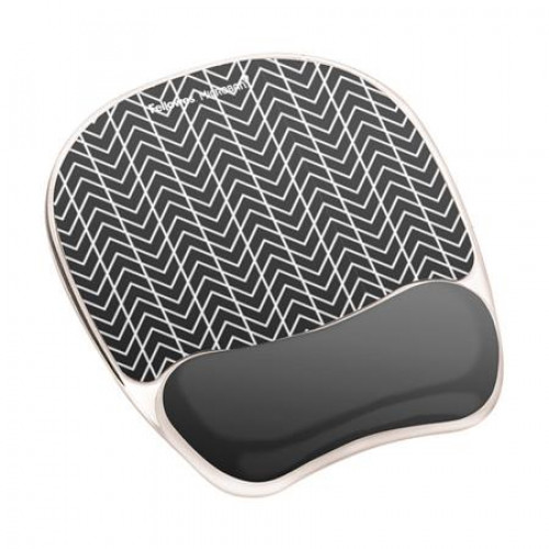 Fellowes Egéralátét csuklótámasszal géltöltésű Photo Gel cikk-cakk mintás