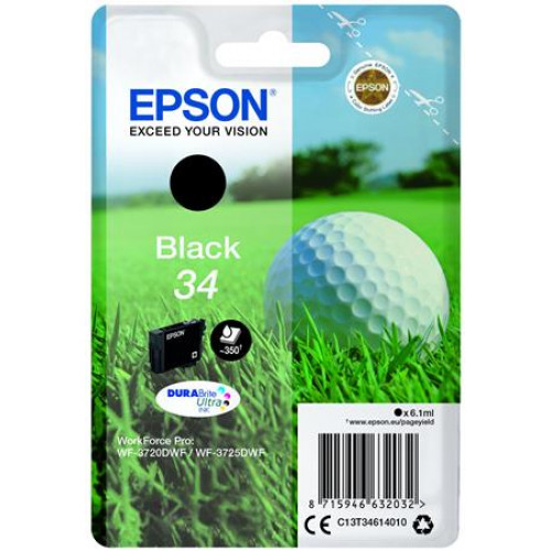 Epson T34614010 Tintapatron WorkForce WF-3720DWF nyomtatóhoz fekete 6,1 ml