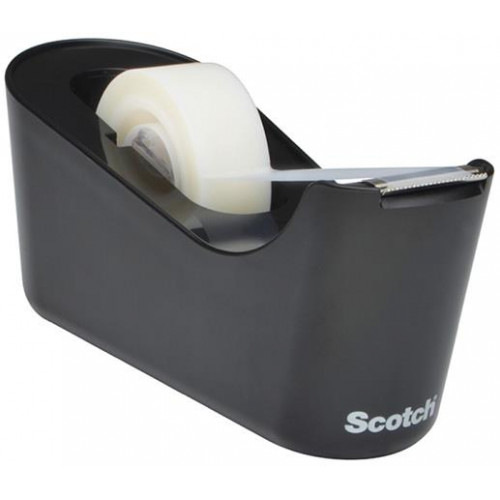 3M Scotch Ragasztószalag-adagoló asztali feltöltött C18 fekete