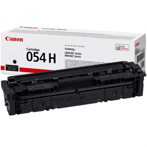 Canon CRG-054H Lézertoner i-Sensys LBP621 623 MF641 643 nyomtatókhoz fekete 3,1k