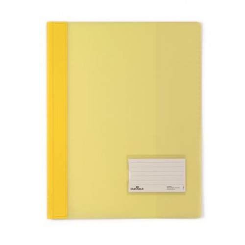 Durable Gyorsfűző PVC A4 extra erős széles sárga