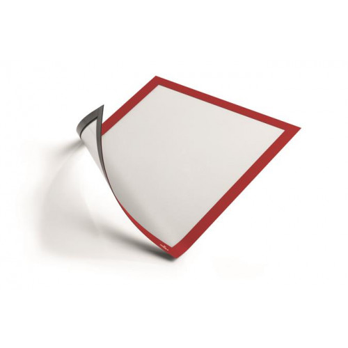 Durable Bemutató keret A4 mágneses Duraframe Magnetic piros