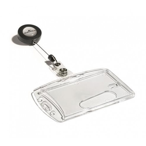 Durable Azonosítókártya tartó akril kihúzható zárt