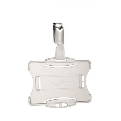 Durable Azonosítókártya tartó akril nyitott csíptetővel