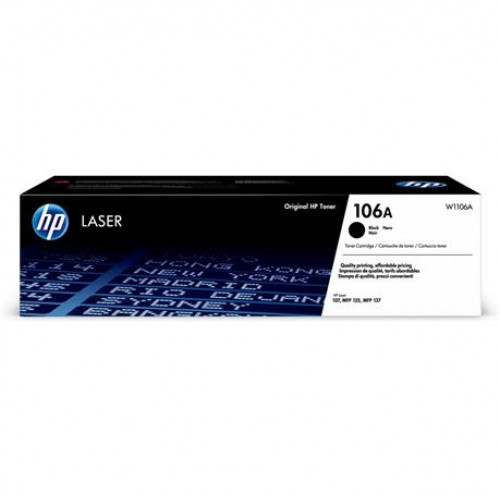 HP W1106A Lézertoner Laser MPF135 137 nyomtatókhoz 106A fekete 1k