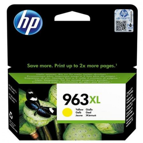 HP 3JA29AE Tintapatron OfficeJet Pro 9010 9020 nyomtatókhoz 963XL sárga 1600 oldal