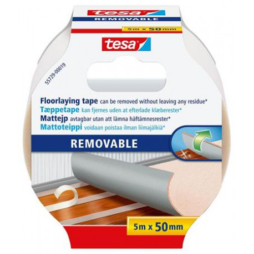 Tesa Ragasztószalag kétoldalas textilerősítésű 50mmx5m Removable