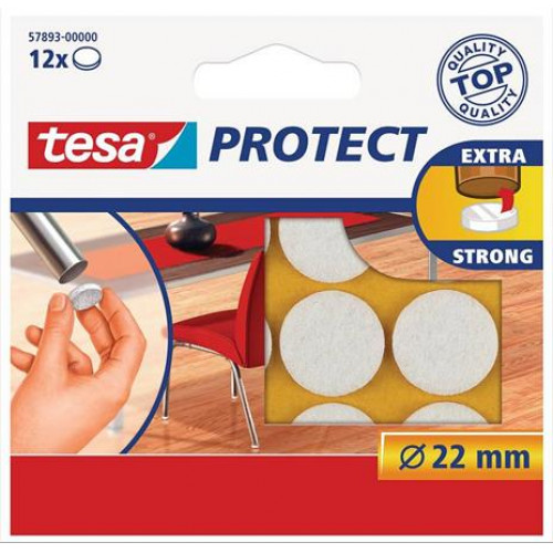 Tesa Filckorong karcolásgátló 22mm Protect fehér
