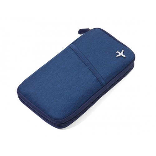 Troika Dokumentumtároló utazáshoz RFID védelemmel Safe flight sötétkék