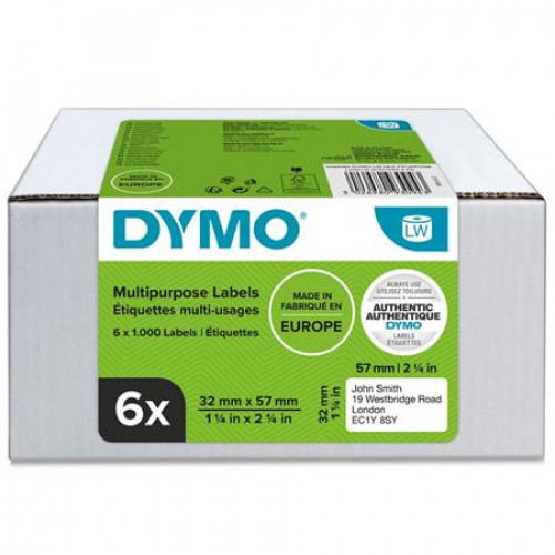 Dymo Etikett LW nyomtatóhoz 32x57mm 1000db etikett