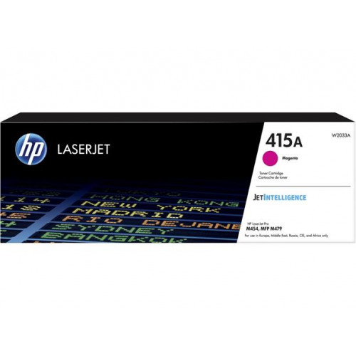 HP W2033A Lézertoner Color LaserJet Pro M454 MFP M479 nyomtatókhoz 415A magenta 2,1k