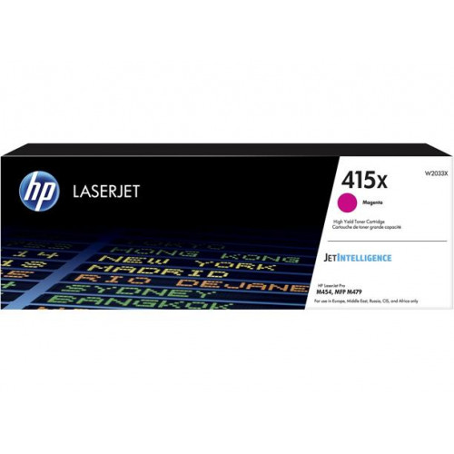 HP W2033X Lézertoner Color LaserJet Pro M454 MFP M479 nyomtatókhoz 415X magenta 6k