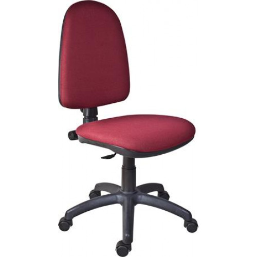 Irodai forgószék szövetborítás fekete lábkereszt Megane bordó